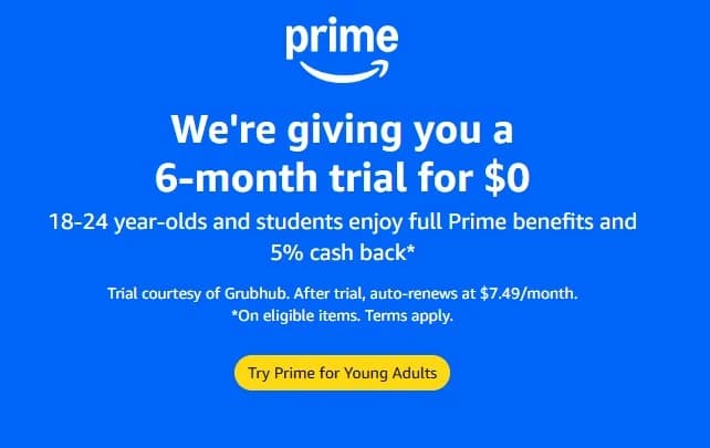 Prime for young adults